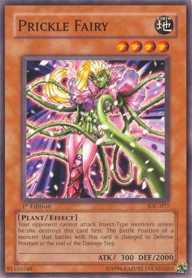 Prickle Fairy IOC-077 card from Invasion of Chaos