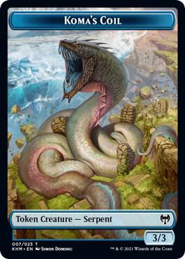Koma's Coil Token 7 card from Kaldheim