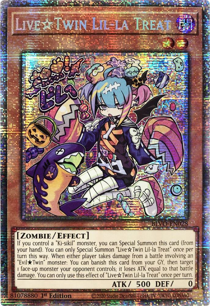 Live Twin Lil-la Treat (Starlight Rare) BLVO-EN028 card from Blazing Vortex