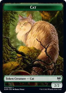 Cat Token 14 card from Kaldheim