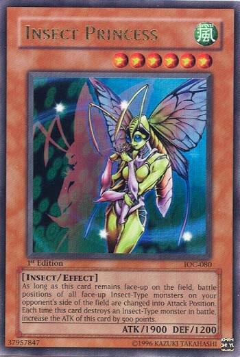 Insect Princess IOC-080 card from Invasion of Chaos