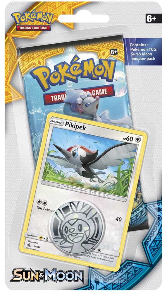Sun & Moon Single Blister Pack [Pikipek] card from SM Base Set