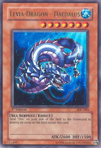 Levia-Dragon - Daedalus IOC-083 card from Invasion of Chaos