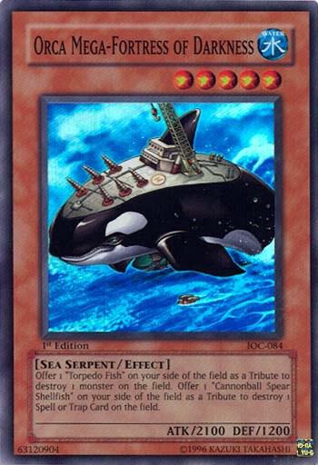 Orca Mega-Fortress of Darkness IOC-084 card from Invasion of Chaos