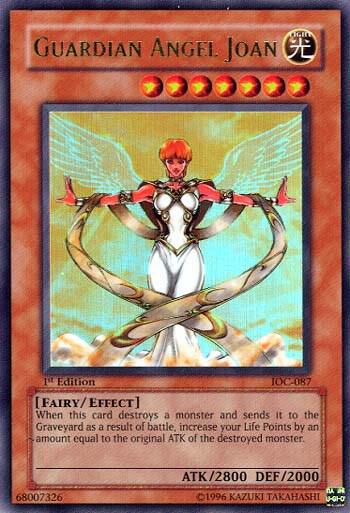 Guardian Angel Joan IOC-087 card from Invasion of Chaos