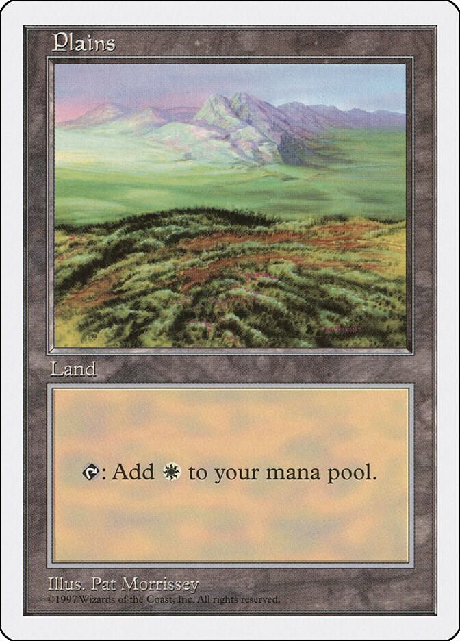 Plains 433 card from Fifth Edition