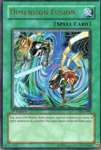 Dimension Fusion IOC-094 card from Invasion of Chaos