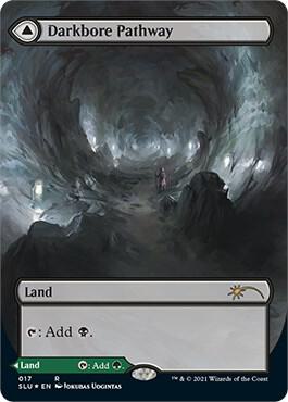 Darkbore Pathway (Borderless) 17 card from Secret Lair Series