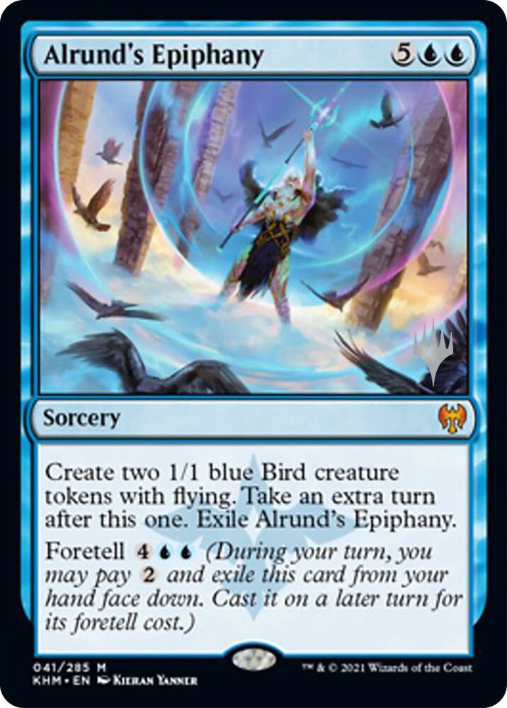 Alrund's Epiphany 41 card from Promo Pack: Kaldheim