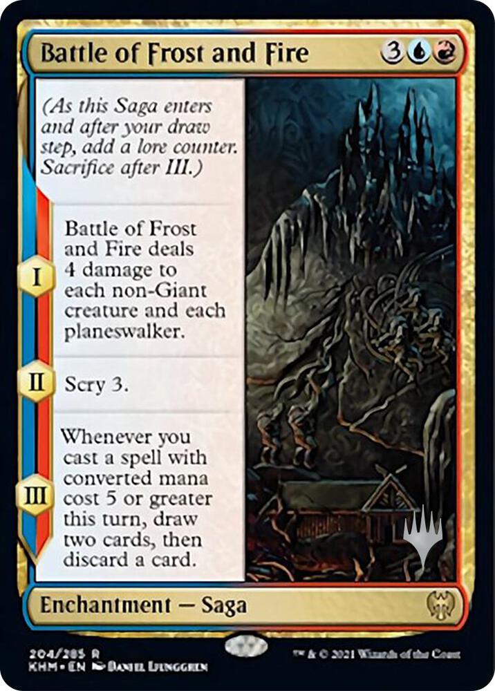 Battle of Frost and Fire 204 card from Promo Pack: Kaldheim