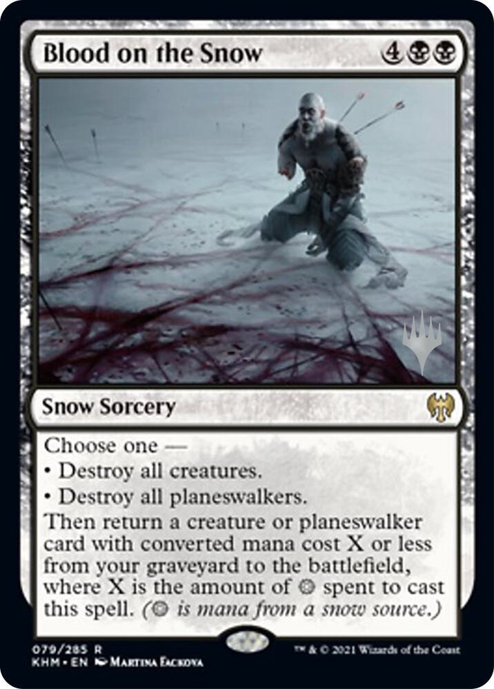 Blood on the Snow 79 card from Promo Pack: Kaldheim