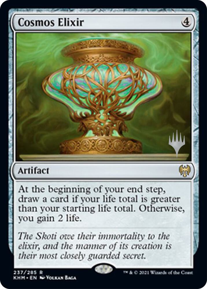 Cosmos Elixir 237 card from Promo Pack: Kaldheim