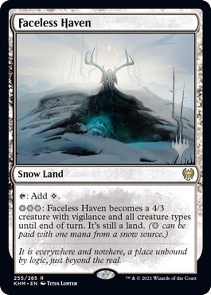 Faceless Haven 255 card from Promo Pack: Kaldheim