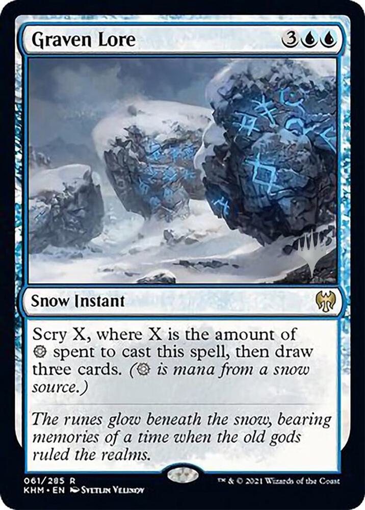Graven Lore 61 card from Promo Pack: Kaldheim