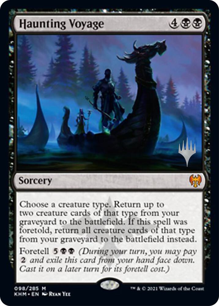 Haunting Voyage 98 card from Promo Pack: Kaldheim