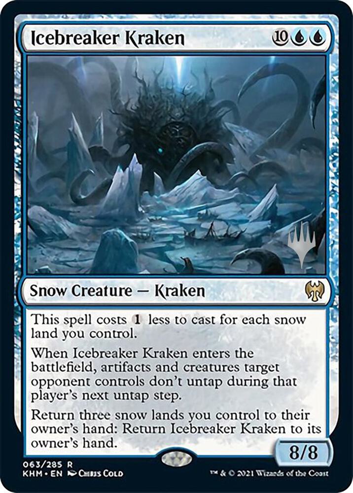 Icebreaker Kraken 63 card from Promo Pack: Kaldheim