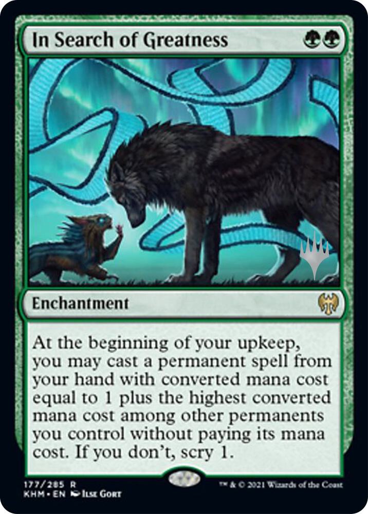 In Search of Greatness 177 card from Promo Pack: Kaldheim