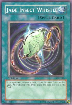 Jade Insect Whistle IOC-100 card from Invasion of Chaos