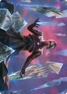 Behold the Multiverse Art Card 10 card from Art Series: Kaldheim