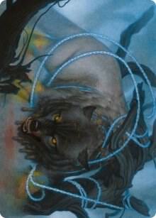 Bind the Monster Art Card 11 card from Art Series: Kaldheim
