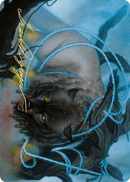 Bind the Monster Art Card (Gold-Stamped Signature) 11 card from Art Series: Kaldheim