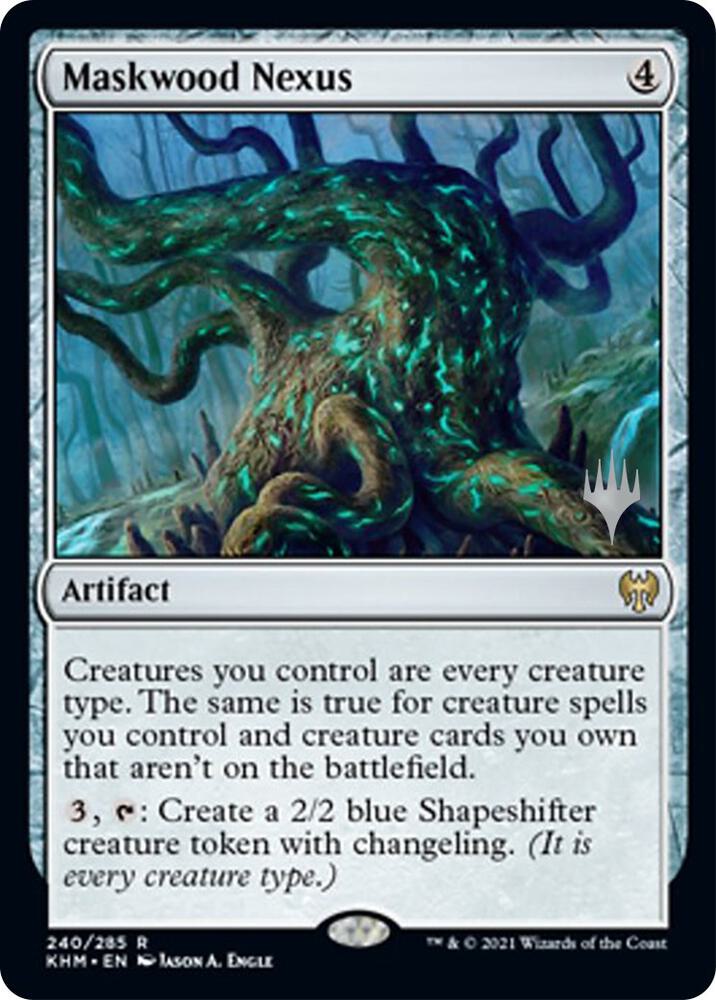 Maskwood Nexus 240 card from Promo Pack: Kaldheim