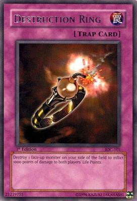 Destruction Ring IOC-101 card from Invasion of Chaos