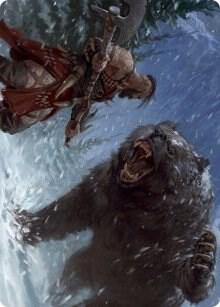 Blizzard Brawl Art Card 41 card from Art Series: Kaldheim