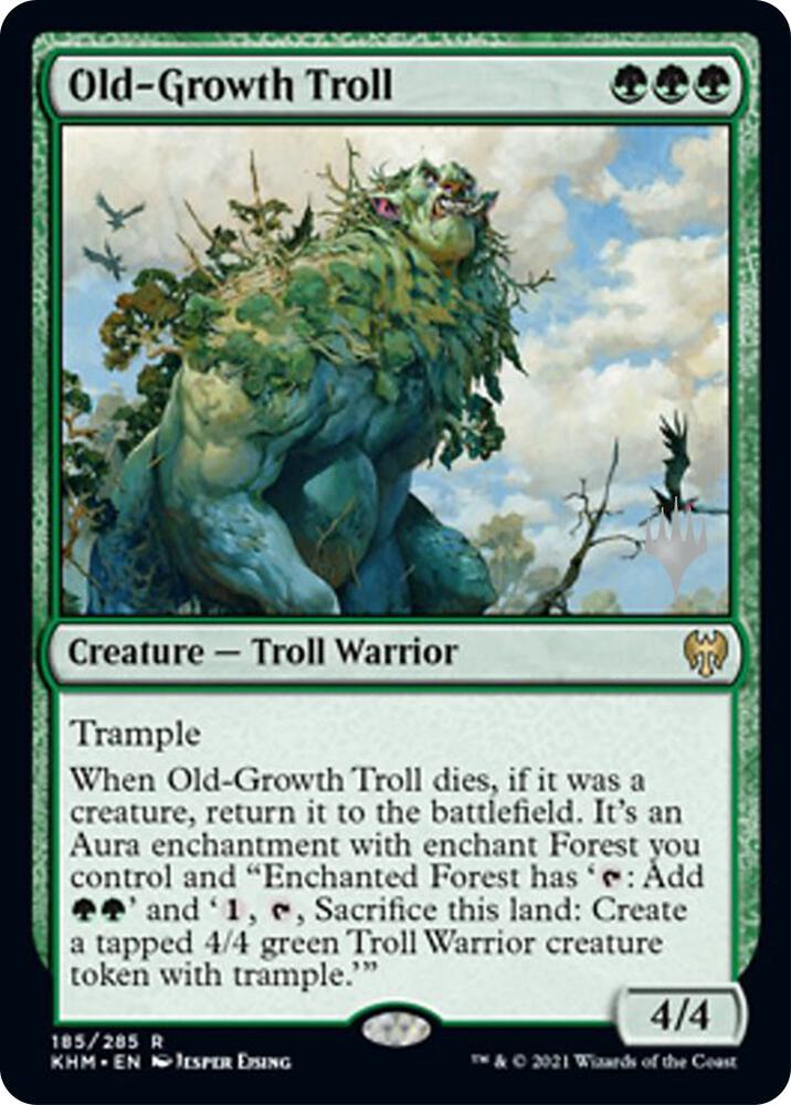 Old-Growth Troll 185 card from Promo Pack: Kaldheim