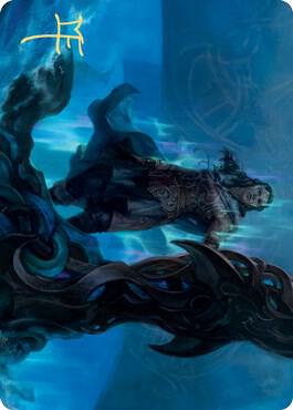 Cosima, God of the Voyage Art Card (Gold-Stamped Signature) 12 card from Art Series: Kaldheim