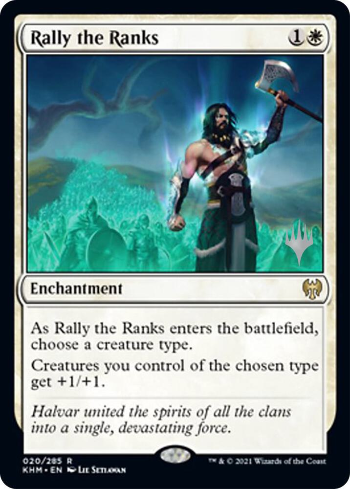 Rally the Ranks 20 card from Promo Pack: Kaldheim