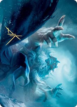 Cyclone Summoner Art Card (Gold-Stamped Signature) 13 card from Art Series: Kaldheim