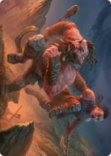 Dwarven Reinforcements Art Card 33 card from Art Series: Kaldheim
