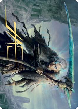 Egon, God of Death Art Card (Gold-Stamped Signature) 24 card from Art Series: Kaldheim