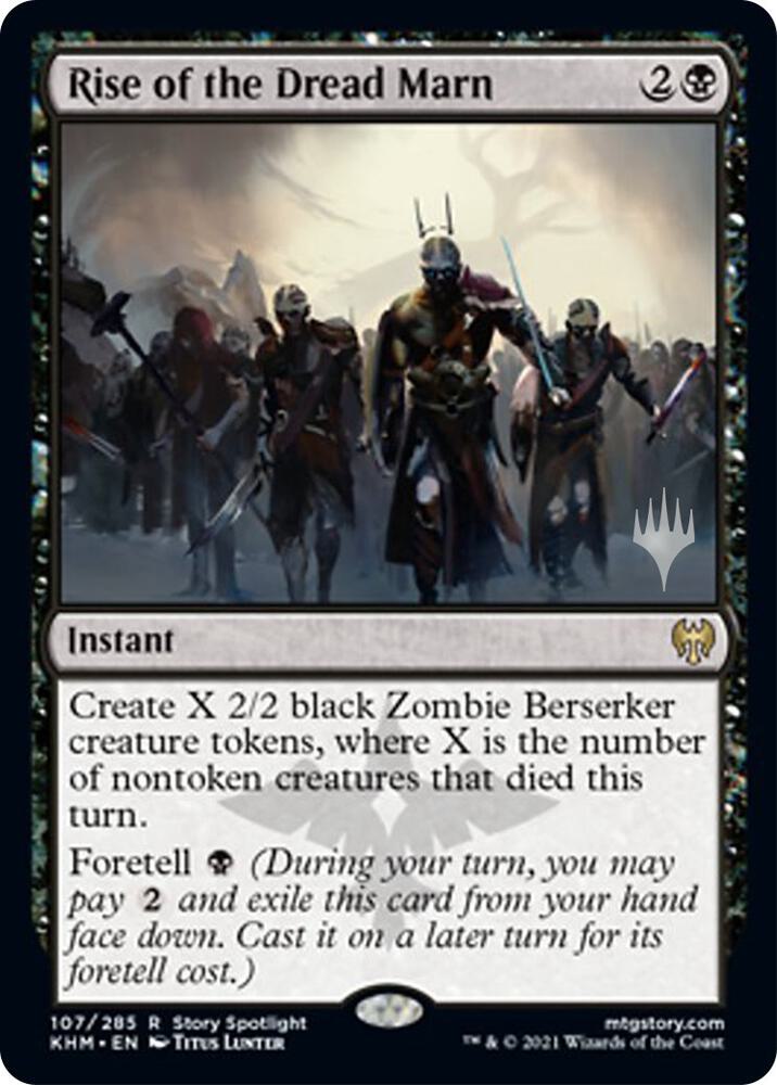 Rise of the Dread Marn 107 card from Promo Pack: Kaldheim