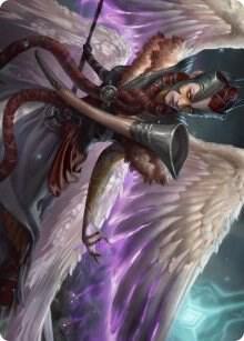 Firja, Judge of Valor Art Card 56 card from Art Series: Kaldheim