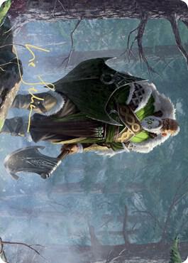 Fynn, the Fangbearer Art Card (Gold-Stamped Signature) 44 card from Art Series: Kaldheim