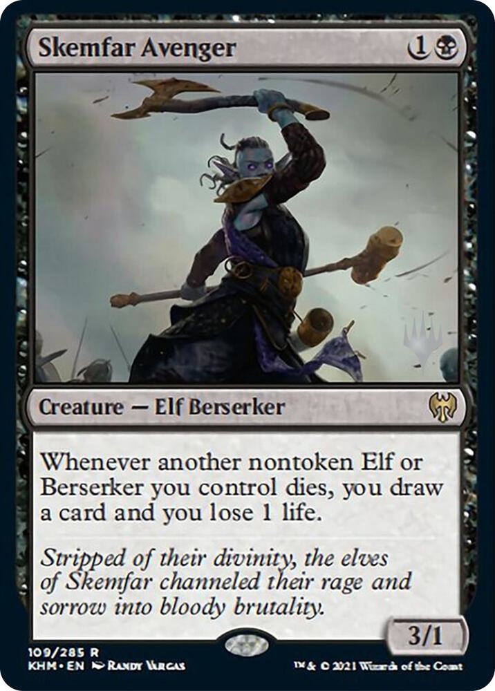 Skemfar Avenger 109 card from Promo Pack: Kaldheim