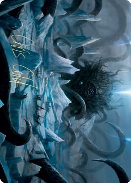 Icebreaker Kraken Art Card (Gold-Stamped Signature) 15 card from Art Series: Kaldheim