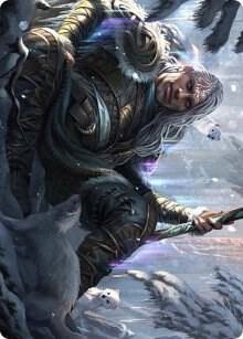 Jorn, God of Winter Art Card 47 card from Art Series: Kaldheim