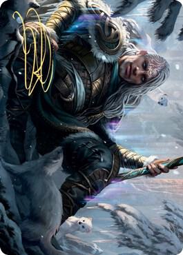 Jorn, God of Winter Art Card (Gold-Stamped Signature) 47 card from Art Series: Kaldheim