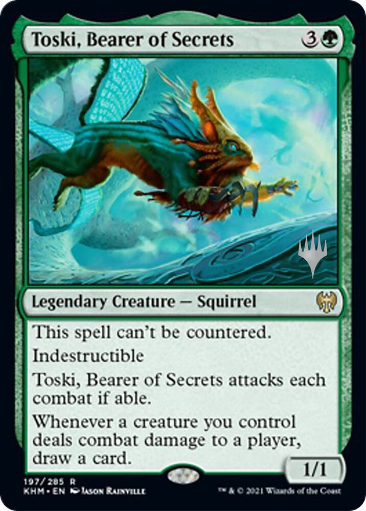 Toski, Bearer of Secrets 197 card from Promo Pack: Kaldheim