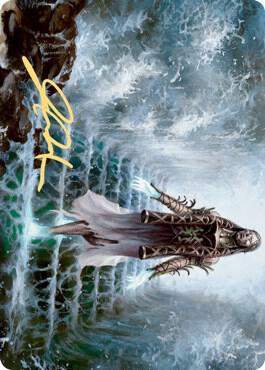 Karfell Harbinger Art Card (Gold-Stamped Signature) 17 card from Art Series: Kaldheim