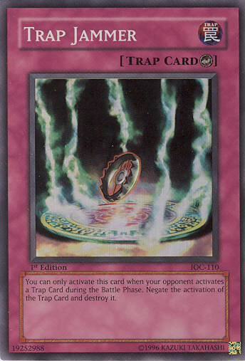 Trap Jammer IOC-110 card from Invasion of Chaos