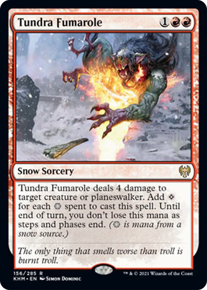 Tundra Fumarole 156 card from Promo Pack: Kaldheim