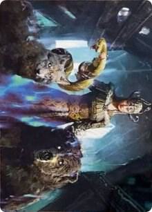 Kolvori, God of Kinship Art Card 48 card from Art Series: Kaldheim