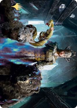 Kolvori, God of Kinship Art Card (Gold-Stamped Signature) 48 card from Art Series: Kaldheim