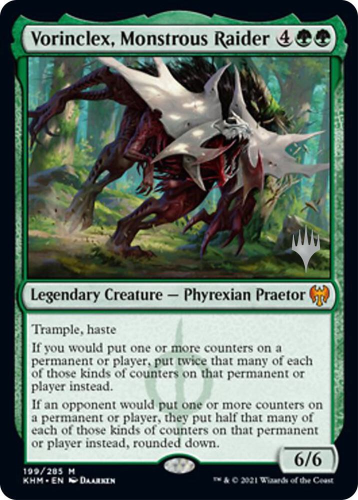 Vorinclex, Monstrous Raider 199 card from Promo Pack: Kaldheim
