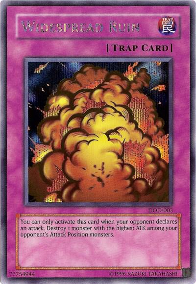 Widespread Ruin DOD-003 card from Dawn of Destiny Xbox