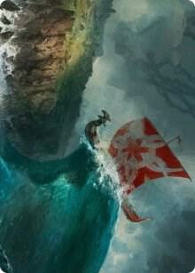 Run Ashore Art Card 19 card from Art Series: Kaldheim